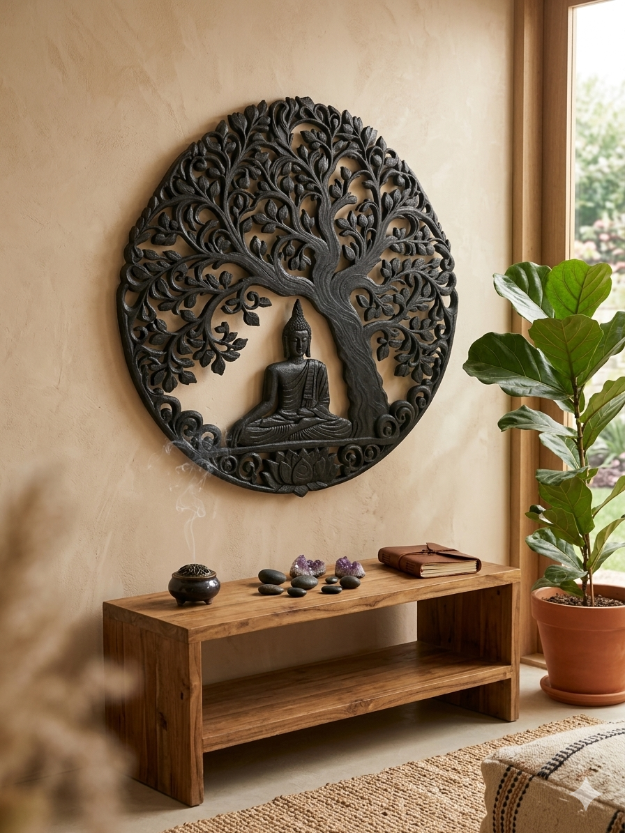 PAINEL DECORATIVO BUDA
