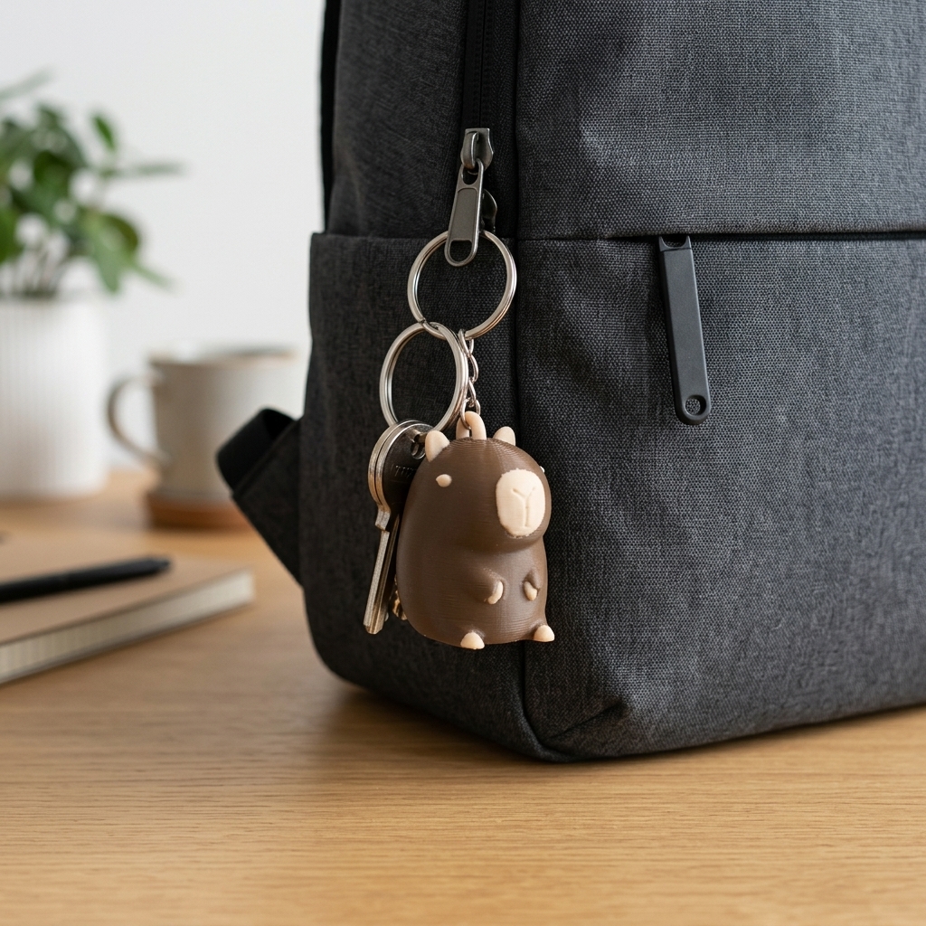 CONJUTO COM 10 CHAVEIROS- MINI CAPIVARA CUTE 